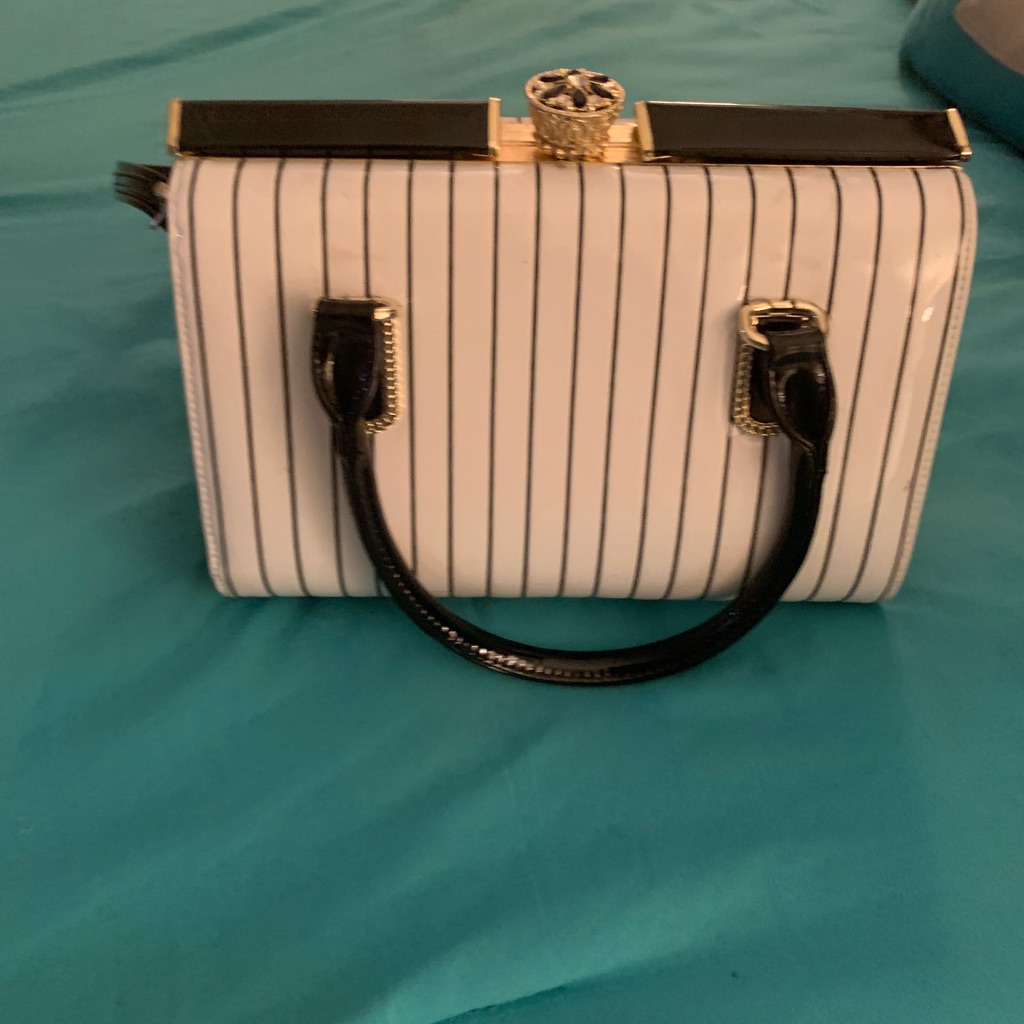 Black And White Handbag